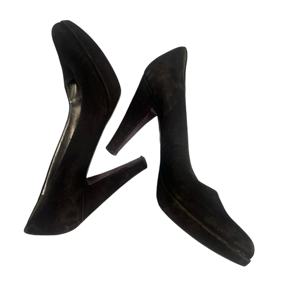 Marc Fisher Brown Suede Platform Mimi Pumps - 8.5M